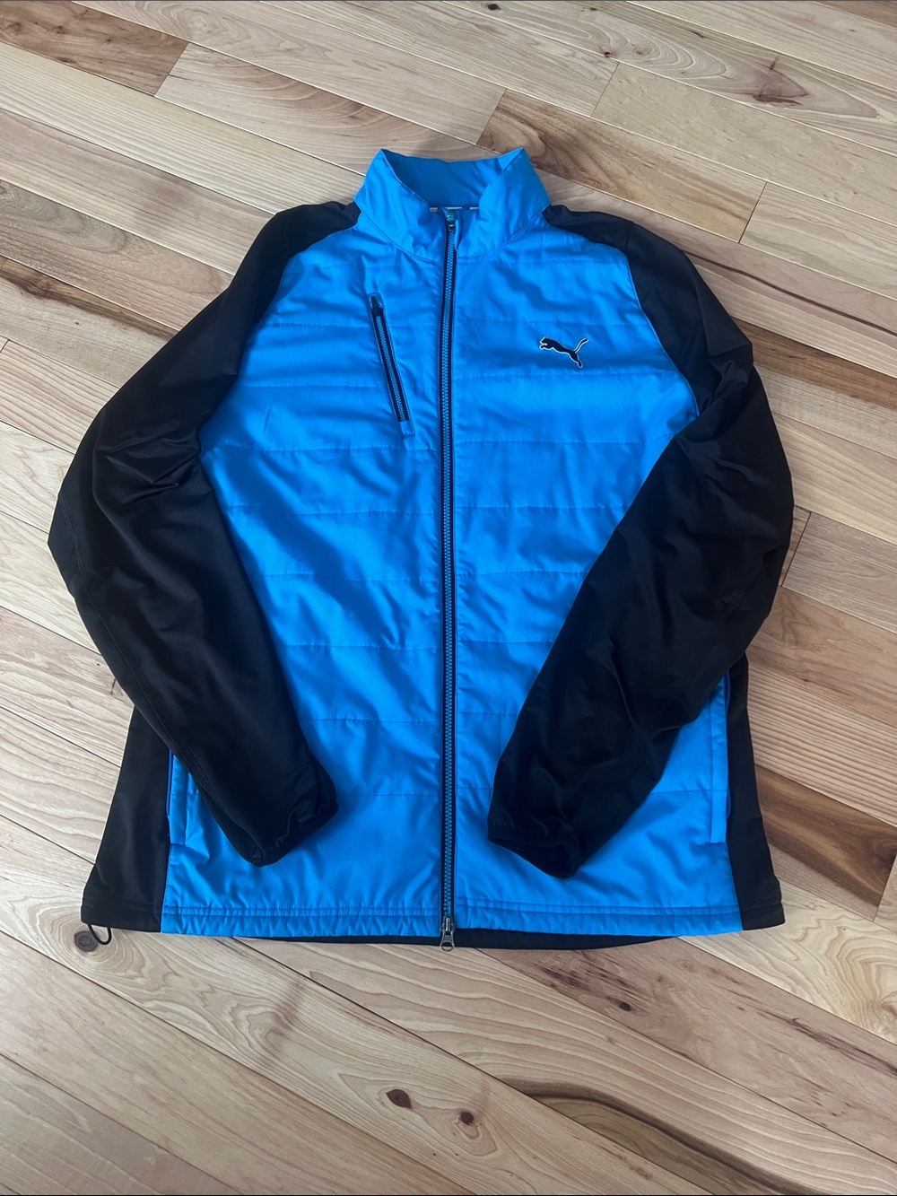 Puma Men’s Blue and Black Performance Jacket